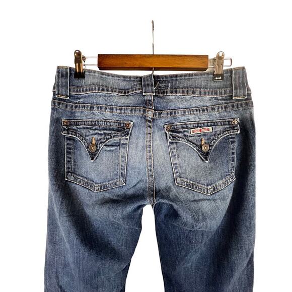 Hudson Women's Bootcut Medium Wash Jeans Flap Pockets Size 29 - Picture 6 of 9